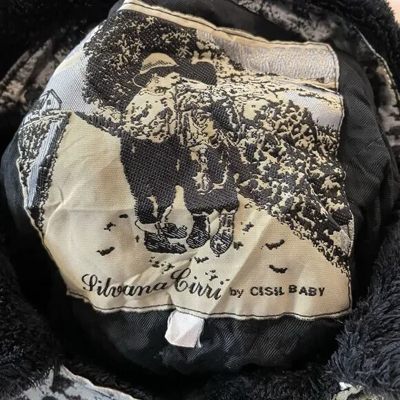 Silvana Cirri By Cisil Baby BLACK WHITE UNIQUE Jacket XS - Picture 6 of 8